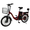 Ver imagem 4 de Bicicleta Elétrica Biobike Urbana Aro 20":Vermelho
