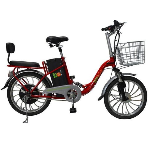 Bicicleta Elétrica Biobike Urbana Aro 20":Vermelho
