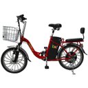 Ver imagem 2 de Bicicleta Elétrica Biobike Urbana Aro 20":Vermelho