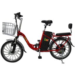 Bicicleta Elétrica Biobike Urbana Aro 20":Vermelho - 2