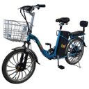 Ver imagem 4 de Bicicleta Elétrica Biobike Urbana Aro 20":Azul Royal