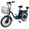 Bicicleta Elétrica Biobike Urbana Aro 20":Azul Royal - 4