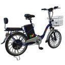 Ver imagem 3 de Bicicleta Elétrica Biobike Urbana Aro 20":azul Marinho