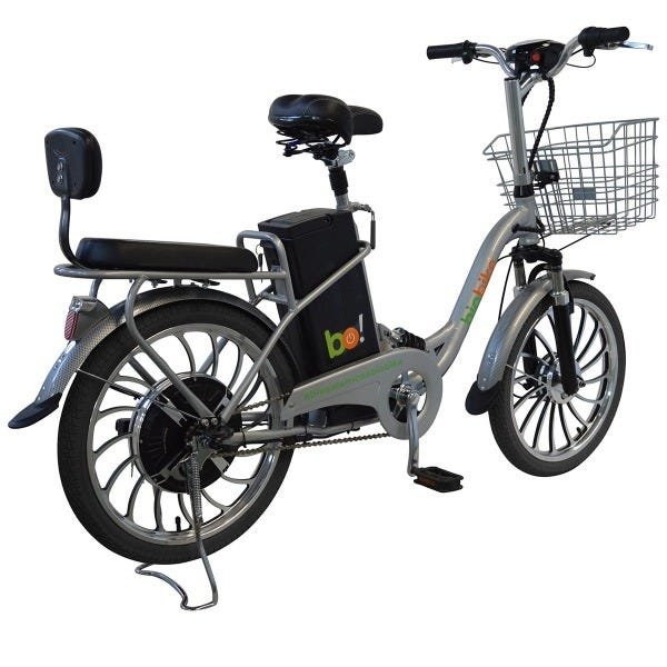 Bicicleta Elétrica Biobike Urbana Aro 20":Prata - 3