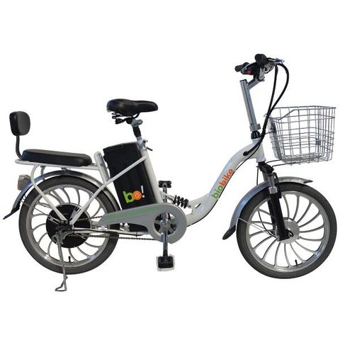 Bicicleta Elétrica Biobike Urbana Aro 20":branco