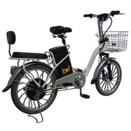 Bicicleta Elétrica Biobike Urbana Aro 20":branco - 3