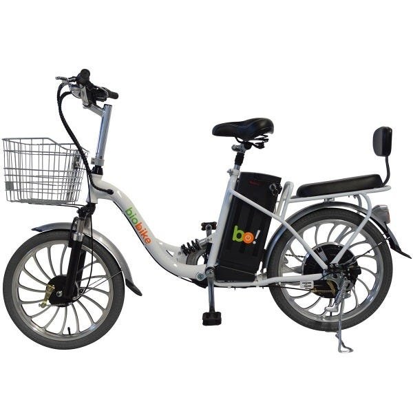 Bicicleta Elétrica Biobike Urbana Aro 20":Branco | MadeiraMadeira