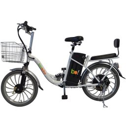 Bicicleta Elétrica Biobike Urbana Aro 20":branco - 2