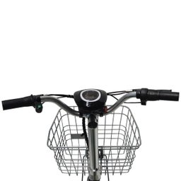 Bicicleta Elétrica Biobike Urbana Aro 20":branco - 5