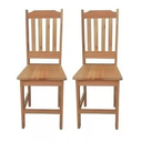 Ver imagem 1 de Kit com 4 Cadeiras para Mesa de Jantar em Madeira Maciça