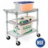 Carrinho de Aço Inox Multiuso com 3 Prateleiras Organizador - 6