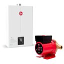 Ver imagem 1 de Kit Aquecedor 15 Litros Gn Bivolt + Bomba 350w 127v Rheem