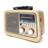 Rádio Am Fm Retro Vintage Sw USB Ys 3188Bt - Pilha Bateria e Tomada - Caixa Som Estilo Antigo Ft:Mar - 2