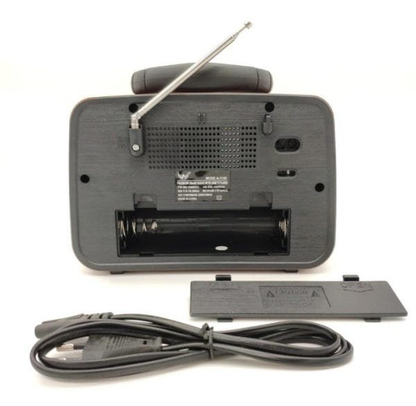 Rádio Am Fm Retro Vintage Sw USB Ys 3188Bt - Pilha Bateria e Tomada - Caixa Som Estilo Antigo Ft:Pre - 3