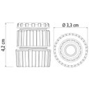 Ver imagem 2 de Bico Engate Rosqueado P/ Mangueira 1/2" Polegada Com Conxeão Torneira de 3/4" + Redução P/ 1/2" | Tr