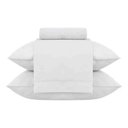 Ver imagem 1 de Jogo de Cama Casal Gran Percalle Classic Branco Buddemeyer