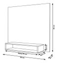 Ver imagem 5 de Painel Milao para TV até 32" Malbec