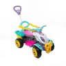Carrinho de Passeio Infantil Quadriciclo Haste Pedal Menina - 1