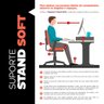 Suporte Stand Base para Monitor Laptop Soft Elevado 95cm em Mdf com 01 Prateleira - Desk Design - 6