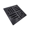 Ver imagem 1 de Ralo Grelha Anti-inseto Automático Inteligente Quadrado 10x10cm Banheiro Lavatório Preto Abs