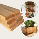 Ver imagem 3 de Kit 10 Pçs Ripa Eucalipto 7x2x100cm Aparelhada