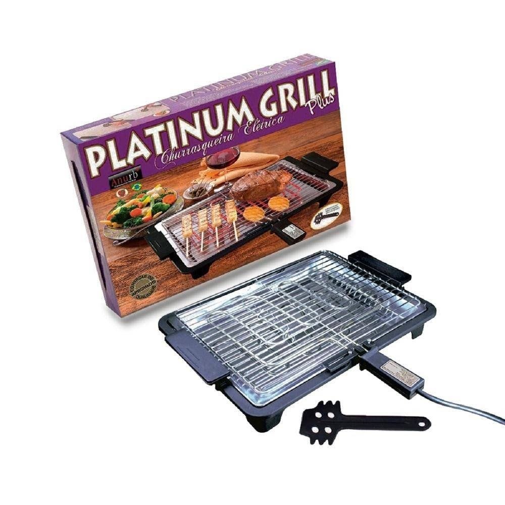 Churrasqueira Elétrica Platinum Grill Plus 1700w 127V Anurb - 2