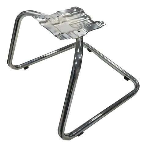 Estrutura para Cadeira Escritório Base Contínua Cromada com Flange 20x16cm