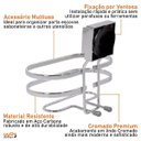 Ver imagem 4 de Suporte Duplo para Porta Escova Sabonete Líquido e Algodão