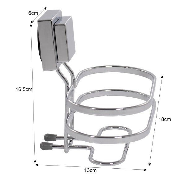 Suporte Duplo para Porta Escova Sabonete Líquido e Algodão - 3