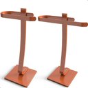 Ver imagem 1 de Porta Papel Higiênico de Chão e Toalha Lavabo Rose Gold.s