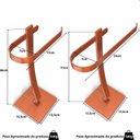 Ver imagem 6 de Porta Papel Higiênico de Chão e Toalha Lavabo Rose Gold.s