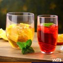 Ver imagem 3 de Jogo 6 Copos Acrílico 180ml Transparente Multiuso Sucos e Drinks