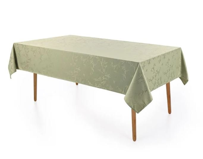 Toalha de Mesa Retangular 6 Lugares Celebration Veríssimo Verde Karsten Verissimo