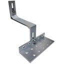 Ver imagem 1 de Estrutura Suporte Fixador Linha C Placa Painel Solar Inox para Telha Cerâmica e Cimento | Perfil Mas