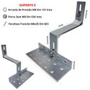 Ver imagem 4 de Estrutura Suporte Fixador Linha C Placa Painel Solar Inox para Telha Cerâmica e Cimento | Perfil Mas