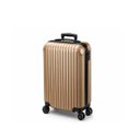Ver imagem 1 de Mala Viagem Rigida Abs Bordo Pequena Giro 360 Mao Padrao Dourado