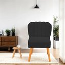 Ver imagem 2 de Cadeira Pétala para Sala de Jantar Confortável e Reforçada Suede