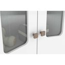 Ver imagem 4 de Guarda Roupa 4 Portas e 2 Gavetas Confete Branco-jequitiba - Henn