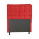 Ver imagem 1 de Cabeceira Dama 1,40 Cm Cama Box Casal Suede Vermelho