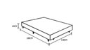 Ver imagem 7 de Base Box Casal Sonho Perfeito Suede Preto 40x138x188