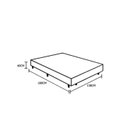 Ver imagem 4 de Base Box Casal Sonho Perfeito Suede Preto 40x138x188