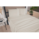 Ver imagem 2 de Jogo de Lençol Completo Casal Queen Size Versatile Ponto Palito 4 Peças Micropercal 300 Fios Cáqui