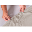 Ver imagem 4 de Jogo de Lençol Completo Casal Queen Size Versatile Ponto Palito 4 Peças Micropercal 300 Fios Cáqui