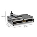 Ver imagem 4 de Chapa para Lanche Sanduicheira Conjugada Lisa 97cm 220v
