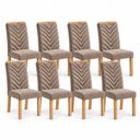 Ver imagem 3 de Conjunto 8 Cadeiras para Sala de Jantar Carol