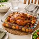 Ver imagem 2 de Conjunto 2 Assadeiras de Vidro com Alca Travessas para Forno Airfryer Microondas Lasanha Carnes Mult