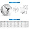 Placa para Torno Universal - 3 Castanhas - 400mm - 5