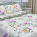 Ver imagem 6 de Edredom Queen Dupla Face 400 Fios Micropercal Toque de Pêssego 100% Poliéster Antialérgico Emanuele