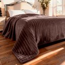 Ver imagem 2 de Manta Cobertor Casal Corttex Luster Canelada 180x220cm Microfibra Antialérgico Super Macio Premium