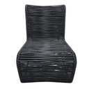 Ver imagem 4 de Conj Lotus 2 Poltronas e Puff em Aço para Sala Varanda Gourmet Corda Náutica